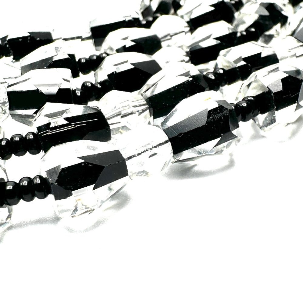 1950s Miriam Haskell Five-Strand Crystal Necklace — Signed, Museum Quality — EUC - Picture 4 of 10